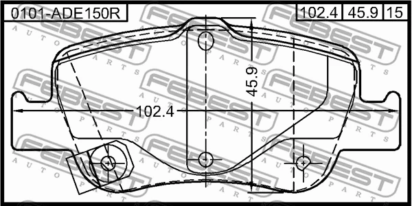 Brake Pad Set, disc brake