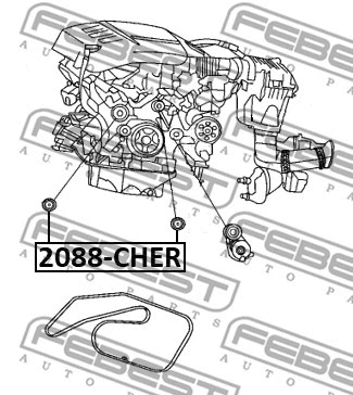 Deflection/Guide Pulley, timing belt