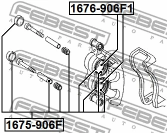 Piston, brake caliper