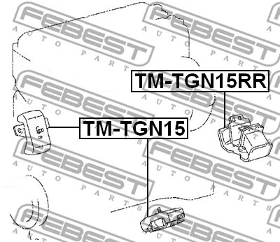 Mounting, engine