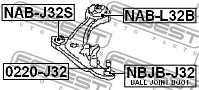 Mounting, control/trailing arm