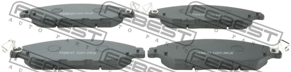 Brake Pad Set, disc brake (0201-R52F)