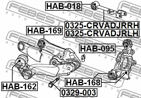 Control/Trailing Arm, wheel suspension