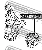 Wheel Hub (2482-LAGF)