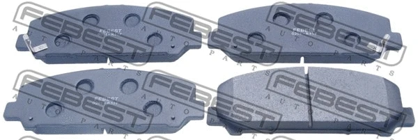 Brake Pad Set, disc brake (0201-R51F)