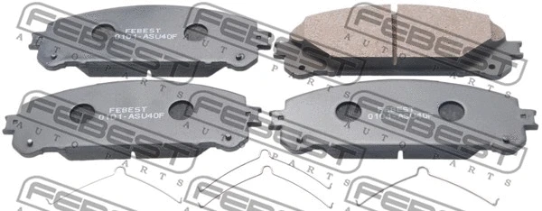 Brake Pad Set, disc brake (0101-ASU40F)
