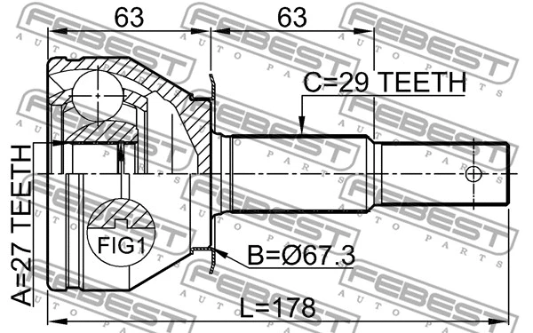 Joint Kit, drive shaft
