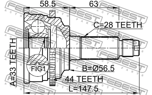 Joint Kit, drive shaft