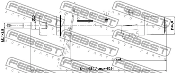 Shock Absorber (25110-010FL)