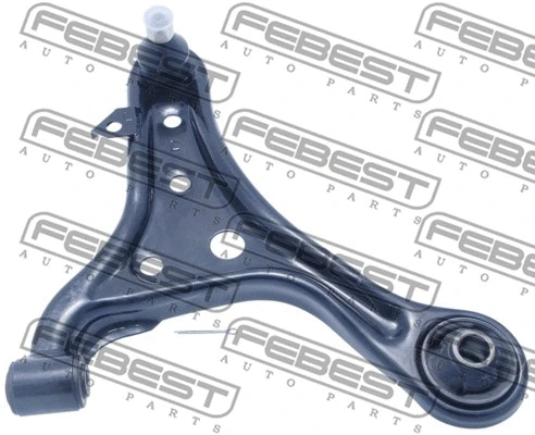 Control/Trailing Arm, wheel suspension (0124-KGJ10LH)
