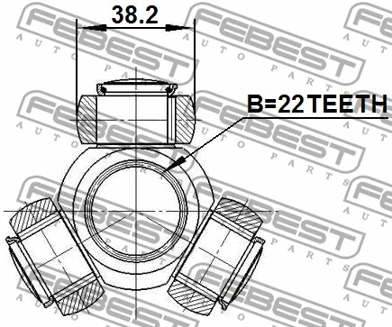 Spider Assembly, drive shaft