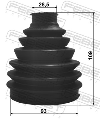 Bellow Kit, drive shaft (2517P-C4)