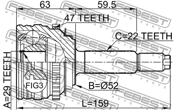 Joint Kit, drive shaft