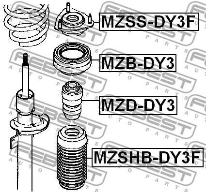 Suspension Strut Support Mount