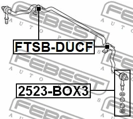 Link/Coupling Rod, stabiliser bar