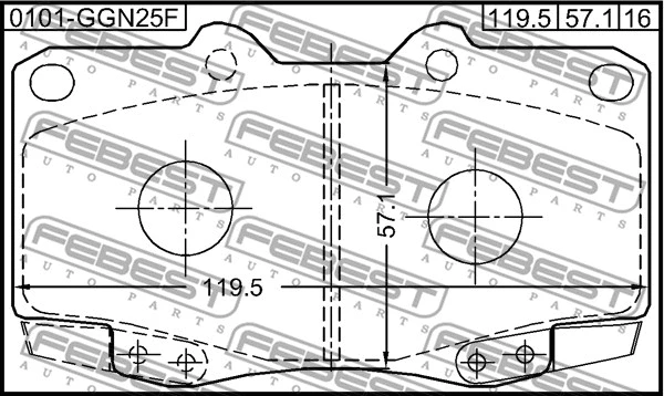 Brake Pad Set, disc brake