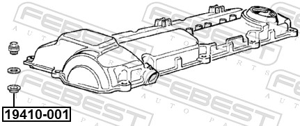 Seal Ring, cylinder head cover bolt
