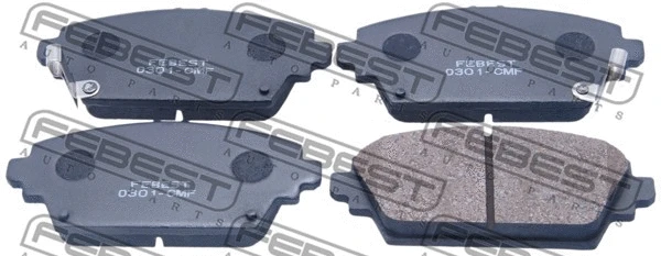 Brake Pad Set, disc brake (0301-CMF)
