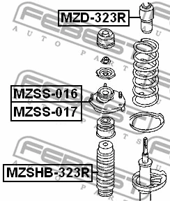 Protective Cap/Bellow, shock absorber
