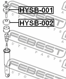 Spacer Bush, shock absorber