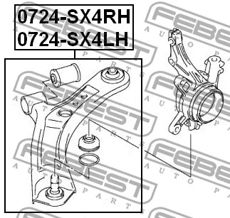 Control/Trailing Arm, wheel suspension