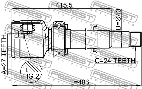 Joint Kit, drive shaft