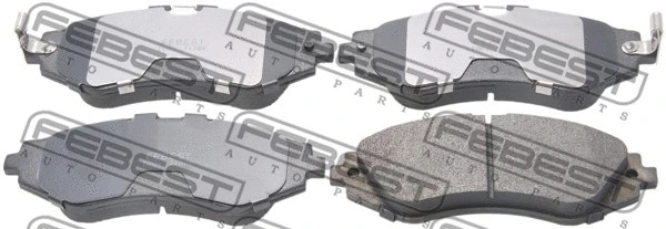 Brake Pad Set, disc brake (1001-J150F)