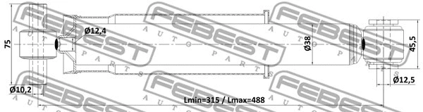 Shock Absorber (24110-005R)