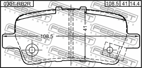 Brake Pad Set, disc brake