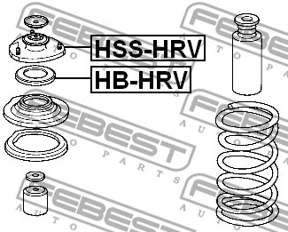 Rolling Bearing, suspension strut support mount