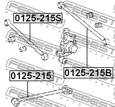 Control/Trailing Arm, wheel suspension