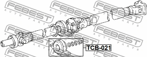Bearing, propshaft centre bearing