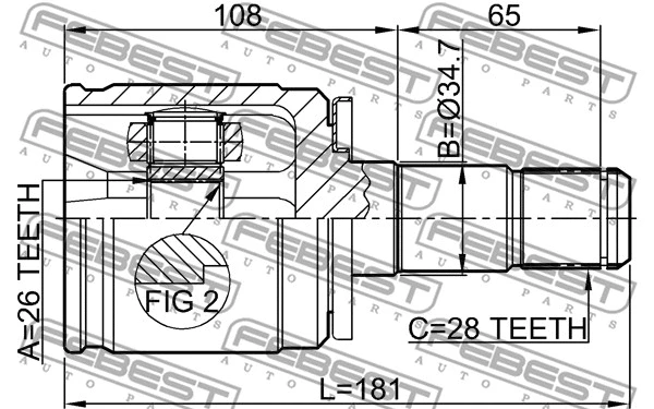 Joint Kit, drive shaft