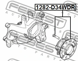 Wheel Hub (1282-D34WDR)