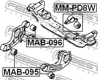 Mounting, differential
