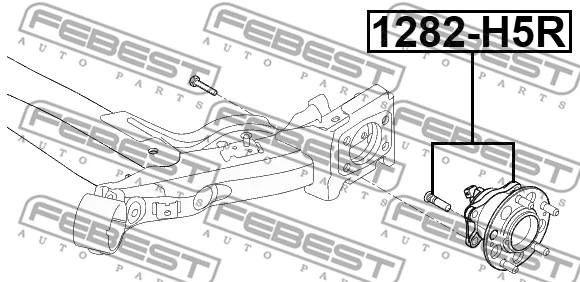 Wheel Hub (1282-H5R)