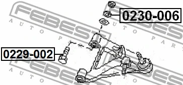 Caster Shim, axle beam