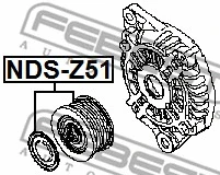 Belt Pulley, alternator