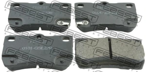 Brake Pad Set, disc brake (0101-GSE22R)