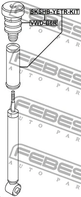 Dust Cover Kit, shock absorber