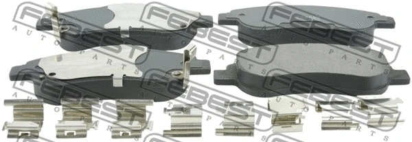 Brake Pad Set, disc brake (0301-REF)