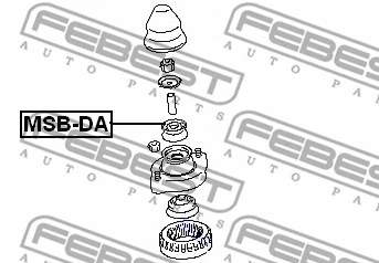 Spacer Bush, shock absorber