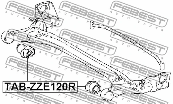 Bushing, axle beam
