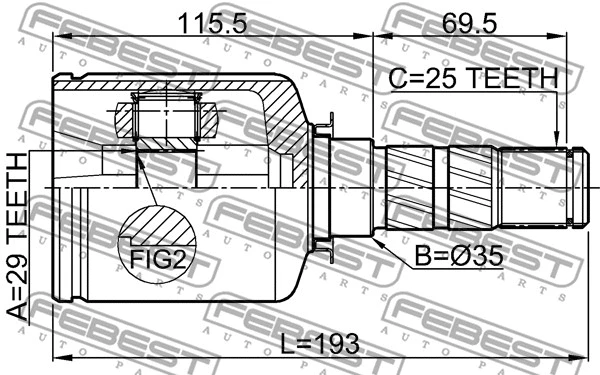 Joint Kit, drive shaft