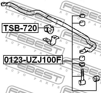 Link/Coupling Rod, stabiliser bar