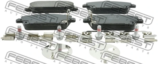 Brake Pad Set, disc brake (0301-FKF)