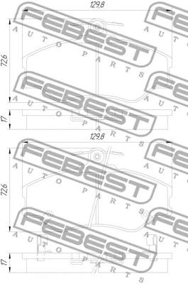 Brake Pad Set, disc brake