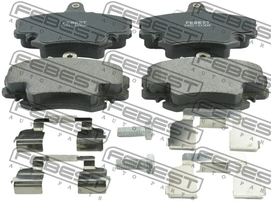 Brake Pad Set, disc brake (2401-LOGF)