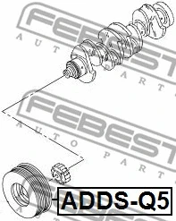 Belt Pulley, crankshaft