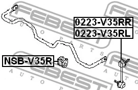 Link/Coupling Rod, stabiliser bar